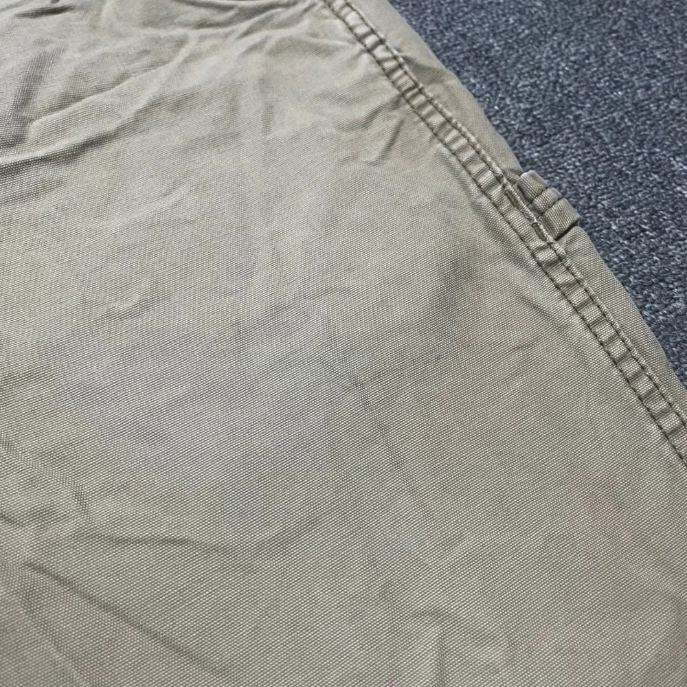 Blue Mountain Carpenter Pants 32x30 Tan Canvas Utility Workwear Trousers